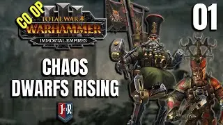 CHAOS DWARFS RISING - Total War: Warhammer 3 Astragoth & Drazhoath Chaos Dwarf Co-Op Campaign - 01