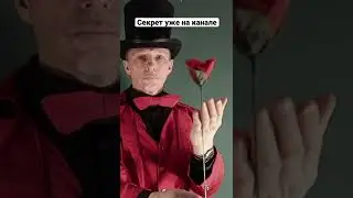 Фокус с цветком. Появление из огня.