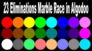 23 Eliminations Marble Race ASRM in Algodoo