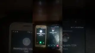 Samsung Galaxy J2 and Samsung Galaxy j7 wax incoming call WhatsApp in the ice blue tone and morning.