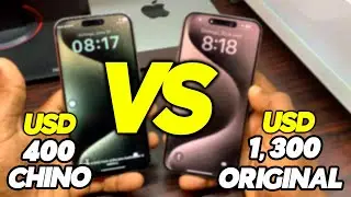 DIFERENCIAS ENTRE UN IPHONE CHINO VS ORIGINAL 15 PRO MAX DETALLADAMENTE 1300 USD vs 400 USD