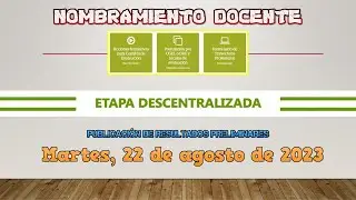 ASÍ VA EL PROCESO DE NOMBRAMIENTO DOCENTE | ACTUALIZADO AGOSTO 2023
