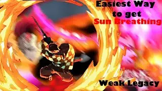 EASIEST way to get Sun Breathing V1 in Roblox Weak Legacy