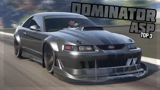 Top 3 Vapid Dominator ASP Customizations (Mustang SVT Cobra R) - GTA 5 Online