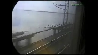 Поезд Минск-Симферополь.Новоалексеевка.Сиваш.1998 год.(Личный архив)