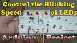 LED Blink Control Project | Simple Arduino Projects