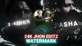 Watermark Like @24KJHONEDITZ In Alight Motion (+Preset)