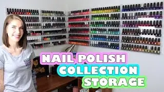 Nail Polish Collection Storage | Acrylic Wall Racks
