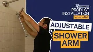 How to Install an Adjustable Shower Arm to Raise or Lower Your Shower Head