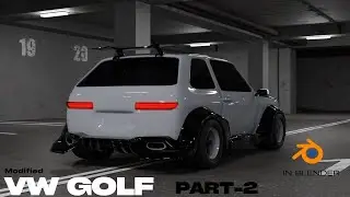 How to Customize a Volkswagen Golf Like a Pro in Blender!