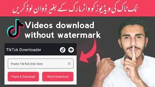 How To Download Tiktok Video Without Watermark || Download Tiktok Videos Without Watermark