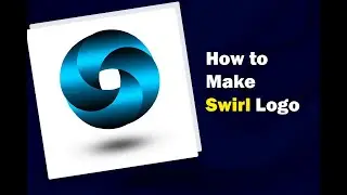 How to make swirl logo Adobe Photoshop | Photoshop Logo Design Tutorial