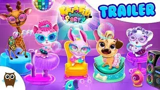 Kiki & Fifi Bubble Party 🎉 Fun with Virtual Pets | TutoTOONS