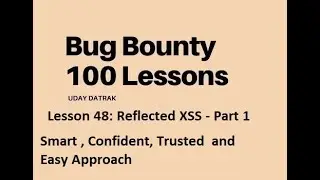 Lesson 49: Cross Site Scripting BYPSS| XSS BYPASS | Bug bounty lessons | Bug Bounty Tutorial|