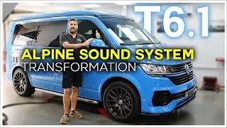 Transforming A T6.1 With Alpine Sound System And Sound Deadening!