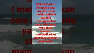 Informasi dhasboard Dapodik