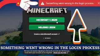 How to fix minecraft error something went wrong in the login process