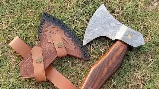 Axe ❤️ with Leather sheath ❤️ 😍