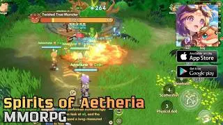 Spirits of Aetheria Gameplay | MMORPG (Android iOS PC)
