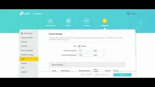 how to limit bandwidth(mbps) for other users in TP Link TL-WR820N