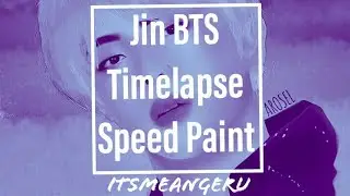 Ibis Paint X Jin BTS Timelapse Speed Paint- ItsMeAngeru