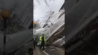 MAJOR Scaffolding Collapse North West London
