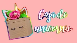 DIY Caja  de unicornio | Blogarte
