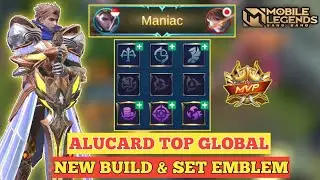 SUSUNAN EMBLEM ALUCARD 2021|BUILD ALUCARD TERSAKIT 2021|TUTORIAL ALUCARD MANIAC