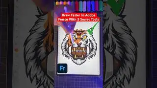 This Secret Tool Helps You Design Faster! 😍 Adobe Fresco  