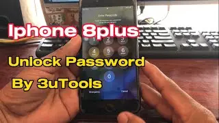 Iphone 8plus Remove Password By 3utools