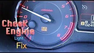 WRX Check Engine Light FIX
