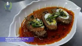 Nurgasi Kofta Curry making in CULINARY ARTS class