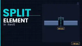 How to Split Elements in Revit ?