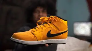 Comprar en StockX desde México 🇲🇽2020 X Jordan 1 Mid University Gold Black ⚠️