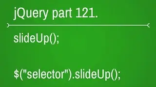 jquery slide up function - part 121
