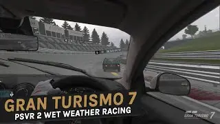 Gran Turismo 7 PSVR 2 Wet Weather Racing On PS5