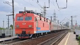 ЭП1-079 с поездом №129 Анапа - Красноярск