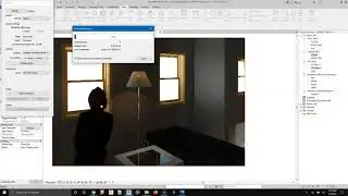 CIVIL-RESDESIGN: REVIT Rendering interiors with simple lighting