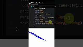 CSS Transform Skew | Coding Awareness 