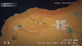 Genshin Impact - The Dune of Carouses (West) Pyro Torches Chest
