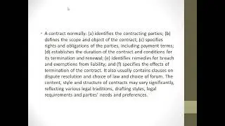 Cloud Computing- Contracts- SLA- Contents