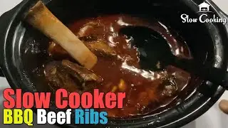 Spicy Slow Cooker BBQ Beef Ribs