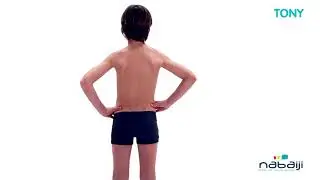 Sunga de natação Boxer B-Active infantil Nabaiji - Exclusividade Decathlon