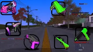 2 PACKS de ARMAS para GTA SAN ANDREAS/SAMP/MTA