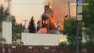 Historic church in Morinville burns down
