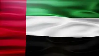 Bandera de Emiratos Árabes Unidos - United Arab Emirates Flag Loop