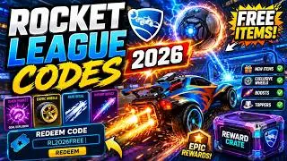 Rocket League Codes 2026 🚀 New Free Items, Rewards & Redeem Codes