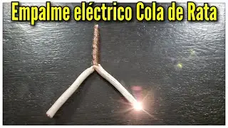 Empalme cola de rata BIEN HECHO Paso a Paso