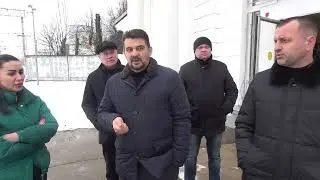 Осмотр Привокзальной площади в п. Тучково