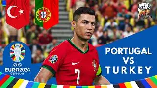EURO 2024 | Portugal vs Turkey | Ultra Gameplay | EURO2024 Super Games Exclusive Mod PES 2021